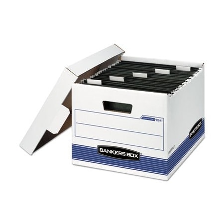 Fellowes Storage Case, 12.6in W, 15.6in D, 10in H, Lift-off Closure, Blue 00784